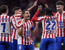 Atletico Madrid Hajar Barcelona 4-0 di Leg Pertama Semifinal Copa del Rey