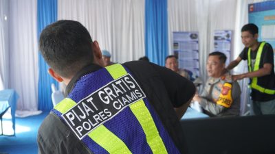 Unik! Pos Terpadu Ciamis Bernuansa Kerajaan Galuh, Lengkap dengan Layanan Pijat Gratis
