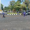 Meriah Tanpa Sampah, Pasukan Ungu Pastikan Jalur Karnaval Ciamis Kembali Bersih