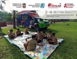 Perpustakaan Keliling Dispusip Ciamis Ajak Masyarakat Gemar Membaca Lewat Ngopi Kalcer