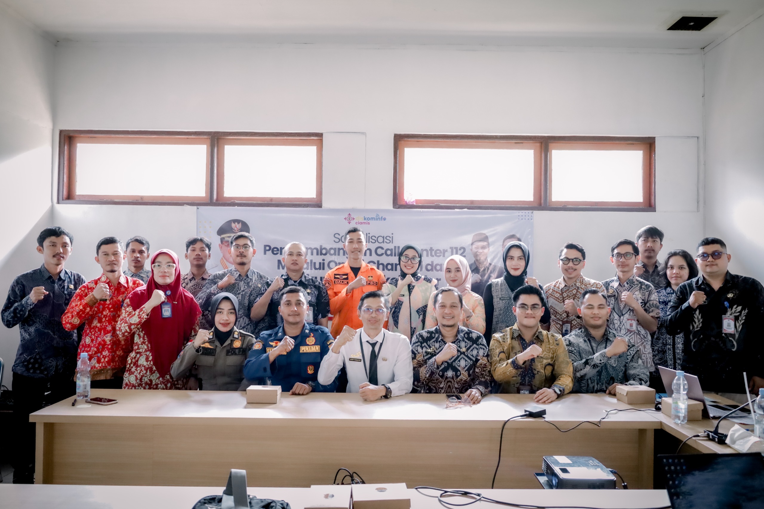 Diskominfo Ciamis menggelar kegiatan Sosialisasi Pengembangan Call Center 112 Melalui Omni Channel