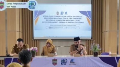 Dispusip Ciamis Dorong Pengelolaan Arsip Digital Melalui Sosialisasi SIKN dan JIKN